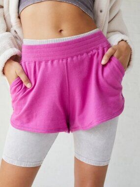 Free People Movement Pink Shorts size M